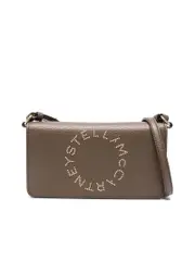 Stella Mccartney Pebbled Texture Foldover Shoulder Bag