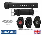 G-100 Casio Watch Strap G-101 G-200 G-2110 G-2300 G-2310 G-2400 GW-2300-BLACK