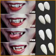 13/15/17/19mm Halloween Cosplay Denture Vampire Teeth Fang Costume Party Prop