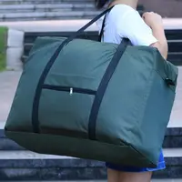 在飛比找樂天市場購物網優惠-防水旅行袋牛津布手提收納袋裝被子衣服的袋子大容量行李袋搬家袋