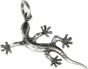 [AFP] AS-118 Lizard Pendant 925 Sterling Silver, Sterling Silver, No Gemstone