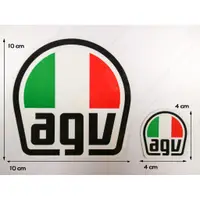 在飛比找蝦皮購物優惠-【摩托麻吉】AGV 安全帽 機車 汽車 貼紙 防水 車身 貼