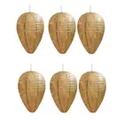 Mini Size Paper Wasp Nest Decoy Hanging Fake Wasp Nest for Wasps Hornets3112