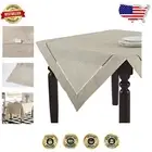 60-Inch Square Hemstitched Tablecloth - Effortless Elegance for Year-Round Use