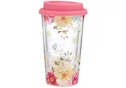 Ashdene Springtime Soiree - Double Walled Glass Travel Mug