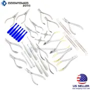 Periodontal Dental Orthodontic Instrument Pliers, Cutters, Scaler 68 Pcs DN-2219