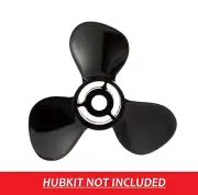 QuickSilver Black Diamond 15 1/4 x 15 QA2008X Aluminum Prop Yamaha 150 - 300HP