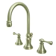 Kingston Brass KS298.BL Governor 1.2 GPM Widespread Bathroom - Nickel
