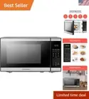 Efficient 0.7 Cu. Ft. Countertop Microwave with 10 Power Levels & Quick Start
