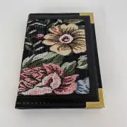 Vintage Floral Tapestry Name & Addresses/Phone Book/Memo Book 1990-91 NIB