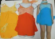 2 piece Jazz costume Child Adlt Colors Glitter Spatter Booty Shorts included