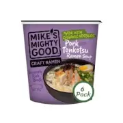 Mike's Mighty Good Pork Tonkotsu Ramen Soup Cup - Instant Ramen Cups Noodles ...