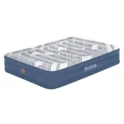 2.03m x 1.52m x 36cm Tritech Fashion Flock comfortable inflatable Air Mattress Queen Built-in AC Pump