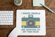 Photographer Mouse Pad for Computer Office Gaming Desk Non-Slip