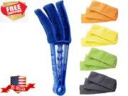 Hiware Window Blind Cleaner Duster Brush with 5 Microfiber Sleeves Blind Cleaner