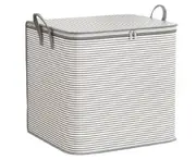 090 2Pcs Cotton Quilt Storage Bag Clothing Sorting Bag Clothing Quilt Storage Box