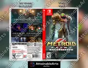 Metroid Prime Remastered - Nintendo Switch Boxart Physical Game Case (NO GAME)
