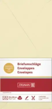 Briefhuellen DL Chamois 10er
