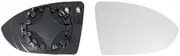 Door Wing Mirror Glass Heated with Backing Plate, Fits in V W Golf 7 2013-2017, Right Driver Side, OE 5G0857522
