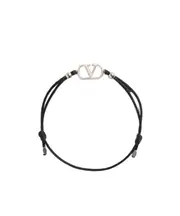Valentino VLogo Signature Pull-On Bracelet One size black