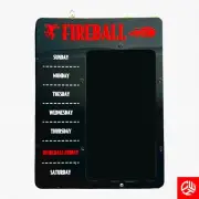 Fireball - Illuminated LED - Chalk Board - Daily Menu sign