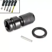 Socket Adapter Set Hex Shank 1 2inch Drive To 1 4in Drilling Bits-Driver