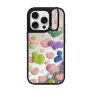 iPhone 16 Pro Mirror Ring Stand Case MagSafe Compatible We are small but precious dinosaurs!