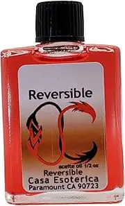 MAGICK SPACE Reversible Oil (Reversible Aceite) Spiritual Anointing Oil by CASA ESOTERICA 0.5 FL OZ (1 PACK)