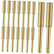 16 Pcs Chainsaw Sharpening Stones Diamond Sharpener Grinding Stone File