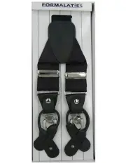 [Formalaties] Paisley Tapestry Premium Convertible Suspenders Braces Y Back in Wine