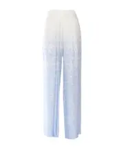 Elastic Waist Casual Pants IT40,IT42 LIGHT BLUE