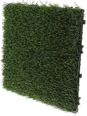 Artificial Garden Grass Rug Suspended Lawn Floor Synthetic Grass Mat Realistic Fake Turf Indoor/Outdoor Decor