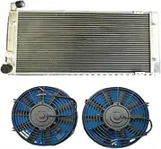 Compatible For VW Golf 2 Corrado VR6 Turbo Aluminium Radiator Turbo 16V G60 VWO2 +2 FANS