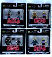 WALKING DEAD Series 1 Diamond Select Minimates Set of 8 in Sealed Packages