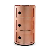 Kartell Componibili Metal 3 Tier Storage Tower