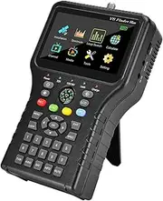 Satellite Receiver V8 Finder Max Satellite Finder Meter 4.3'' LCD DVB-S/S2/S2X H.265 for Remote Reception Systems Antennas