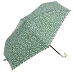 日本 BECAUSE UMBRELLA 晴雨兩用 UV80% 折疊傘/ FLORET MINI/ GREEN ESLITE誠品