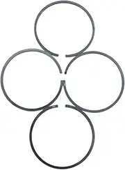 HUVNEXA 4pcs Lot 44.7mm * 1.2mm Piston Ring, for 026 PRO MS-260 MS260 MS261 MS271C MS291 Chainsaw 1121 034 3002 More Cylinder Car Piston Ring Set
