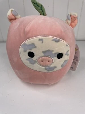 SQUISHMALLOWS Rosie the Pig in Peach Costume Plush 7.5" Stuffed Animal Toy Soft