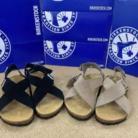 在飛比找蝦皮商城精選優惠-BIRKENSTOCK 【熱賣】新款勃肯交叉涼鞋男女同款軟木