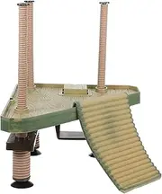 Multi-use Reptile Climbing Ladder Basking Platform for Turtles Bearded Dragons
