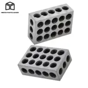 1-2-3 Blocks 23 Hole .0002" Machinist 123 Ultra Precision 1 Matched Pair