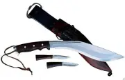 Genuine Gurkha Kukri - 11" Authentic AEOF Gurkha Afghan Issue Brown Sheath Kukri