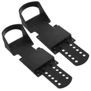 1 Pair of Exercise Rowing Machine Pedal Part Rowing Machine Pedal Replacement Indoor Pedal Black 32.00X9.50X1.00CM