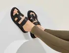 hermes Chypre sandals 38 fits 37