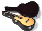 Miguel Rosales #10 Solid Spruce Top Classical Guitar +Black Lockable Hard Case
