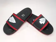 Nike Offcourt Chiefs Anthracite/Wht/Red Men's Slides Sandals-Sz 9 NWB DD0515-002