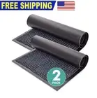 **2 Pack Welcome Door Floor Mat Indoor Outdoor Rug Entryway with Rubber Backing*