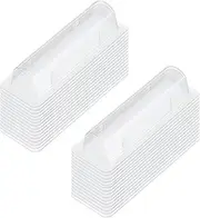 [Gueevin] DIY Money Card Holder Clear Cash Pouch Plastic Cards Domes Transparent Lip Balm Window Holder for Money Cash Card (30 Pcs)