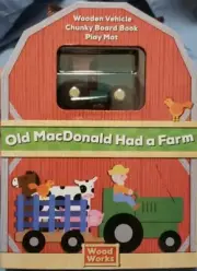 Wooden Tractor Chunky Board Book Play Mat Old MacDonald Had A Farm